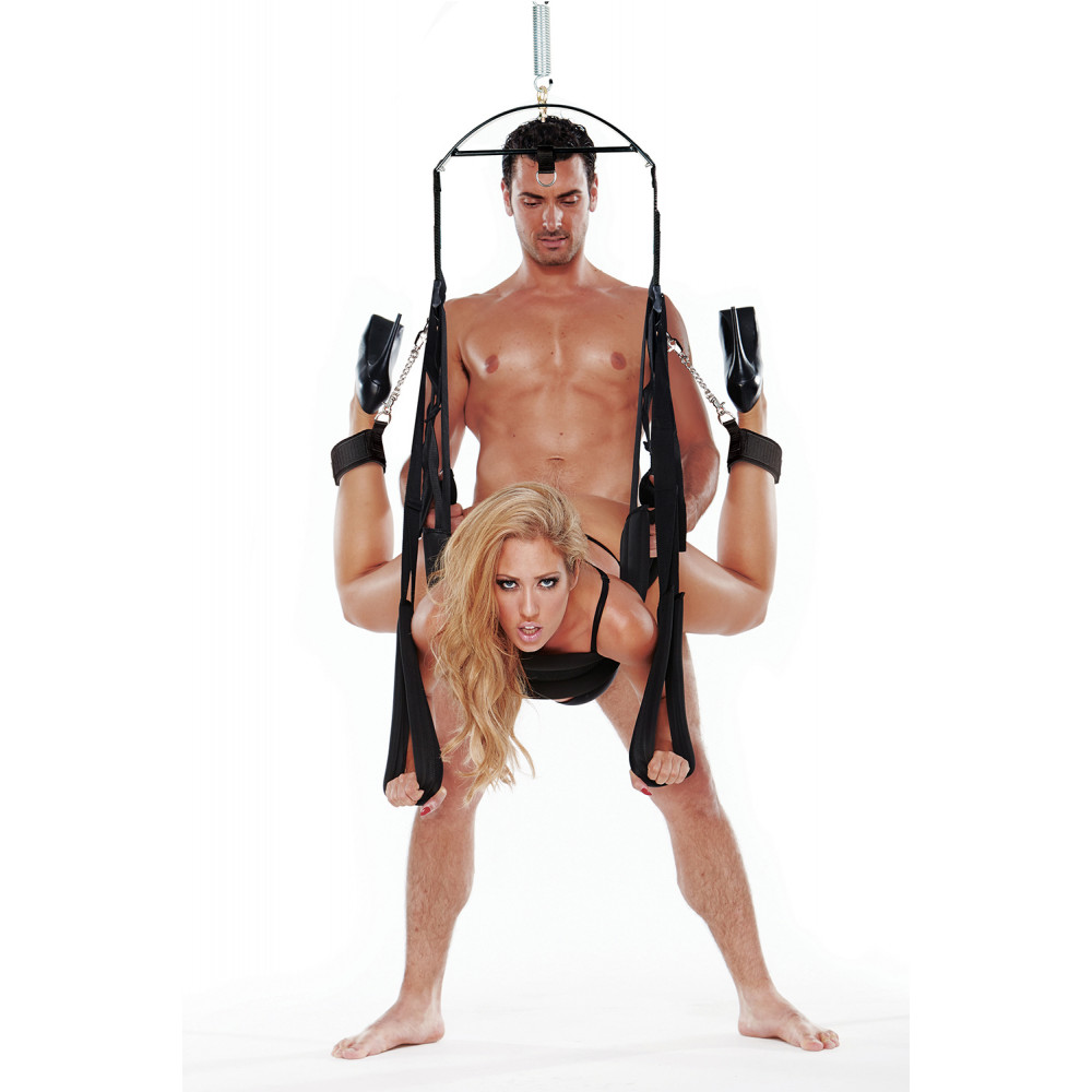 Секс игрушки - Качели для секса WHIPSMART BONDAGE PLEASURE SWING BLACK 3