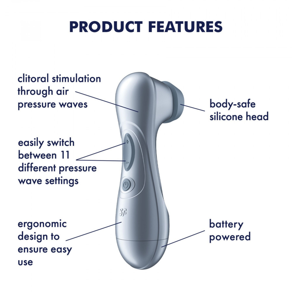 Секс игрушки - Вакуумный клиторальный стимулятор Satisfyer Pro 2 Generation 2 Battery Series (мятая упаковка!!!) 5