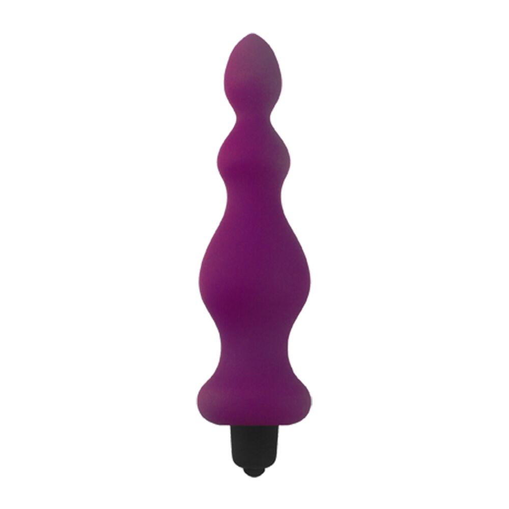  - Анальная пробка с вибрацией Adrien Lastic Bullet Amuse Purple, макс. диаметр 3,9см