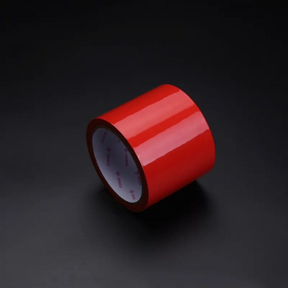 БДСМ игрушки - Бондажная лента статическая Sevanda Lockink, красная, 16 м