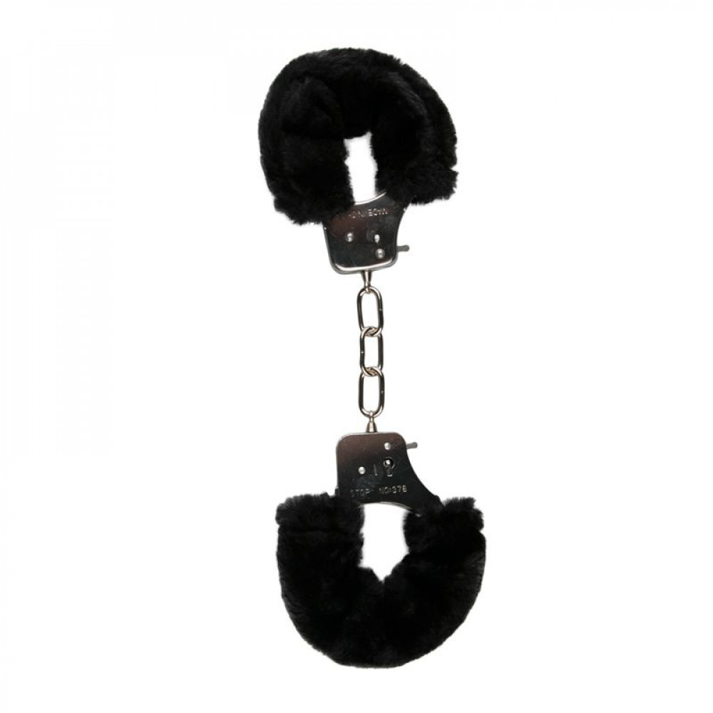 БДСМ наручники - Наручники EASYTOYS Furry Handcuffs - Black