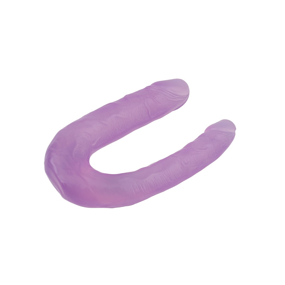 - Фалоімітатор подвійний Chisa Hi-Rubber 13 Inch Dildo, фіолетовий 2