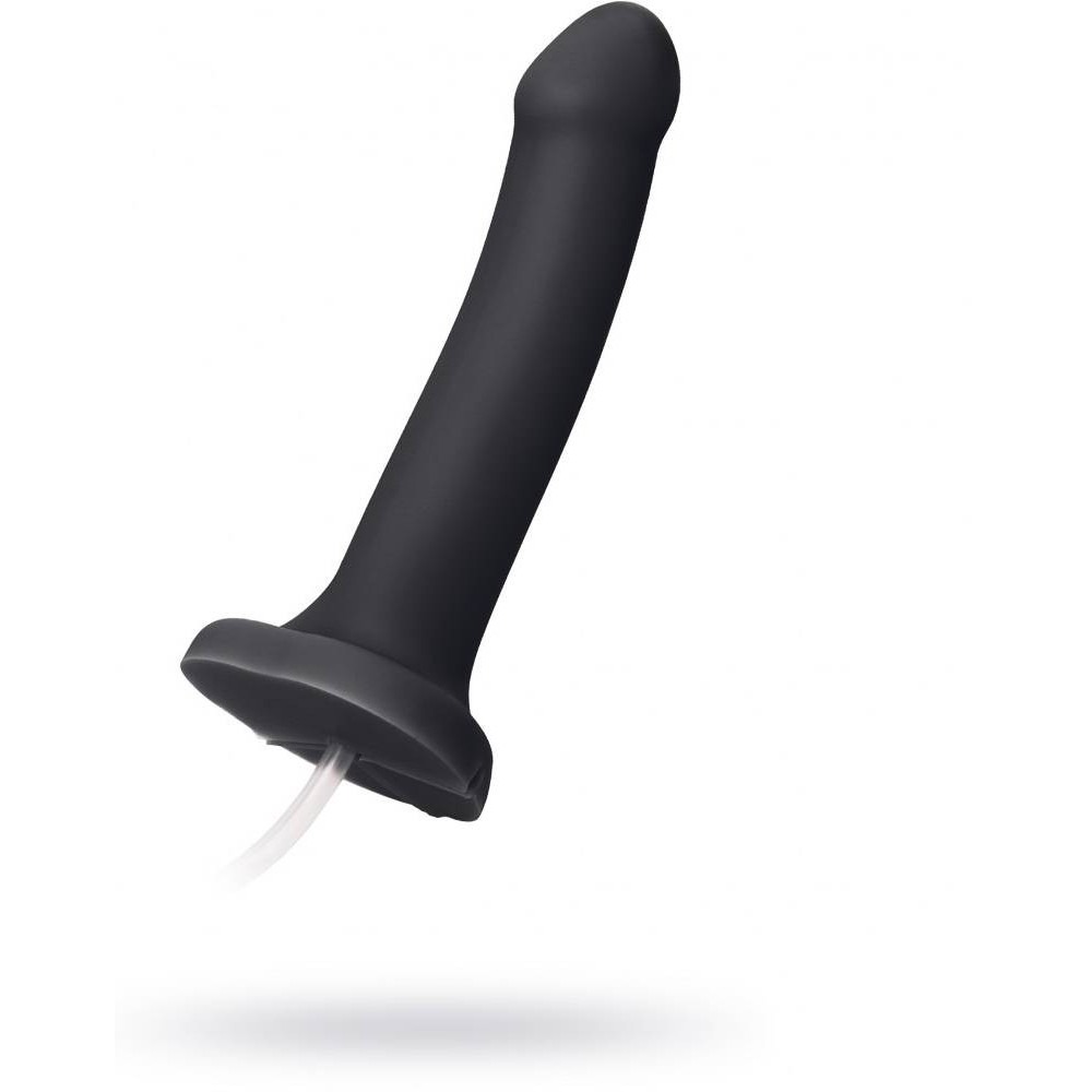 Секс игрушки - Фалоиммитатор с семяизвержением Strap-On-Me, черный, размер L, 19.6 х 3.6 см 8