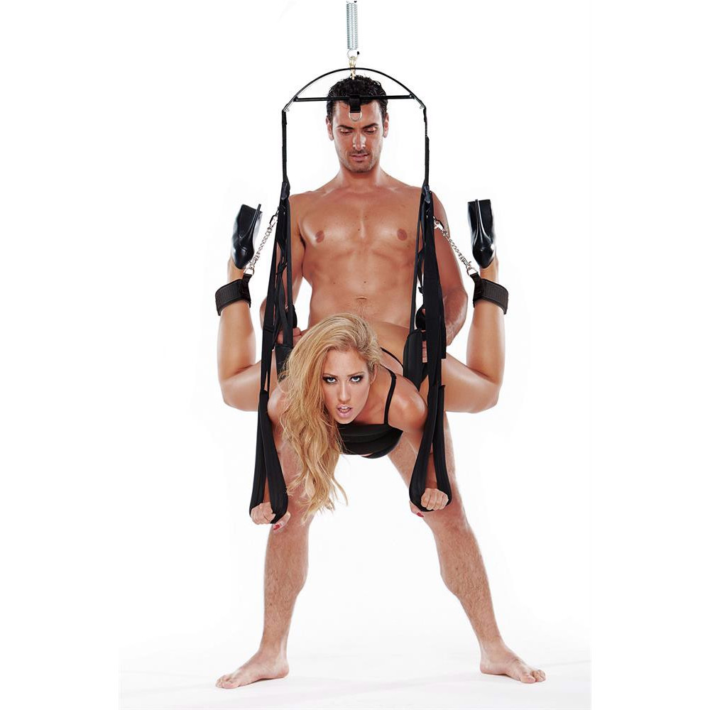 Різне - Гойдалки для сексу Whipsmart Bondage Pleasure Swing чорні 2