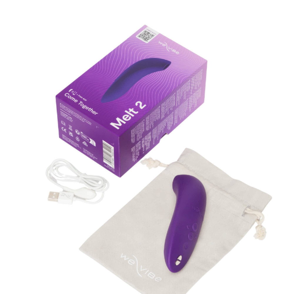  - Клиторальный вакуумный смарт-стимулятор We-Vibe Melt 2 фиолетовый 9