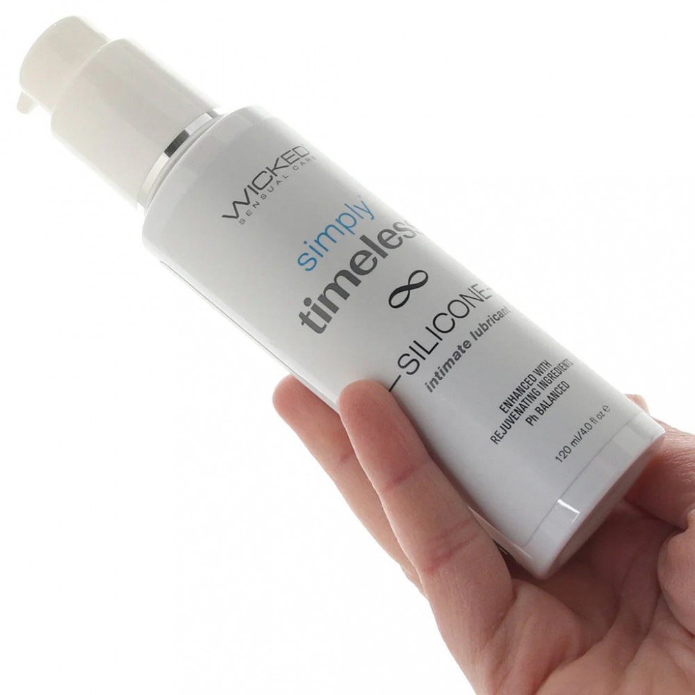 Разное - Лубрикант увлажняющий Wicked Sensual Care (Simply Timeless) на силиконовой основе, 120 мл 3