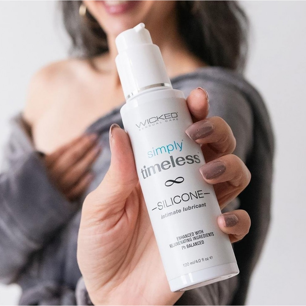 Разное - Лубрикант увлажняющий Wicked Sensual Care (Simply Timeless) на силиконовой основе, 120 мл 2