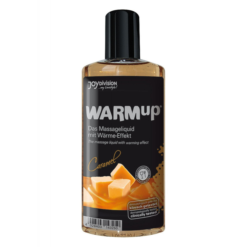 Лубриканты - Масло для массажа согревающее и съедобное WARMup Caramel 150ml