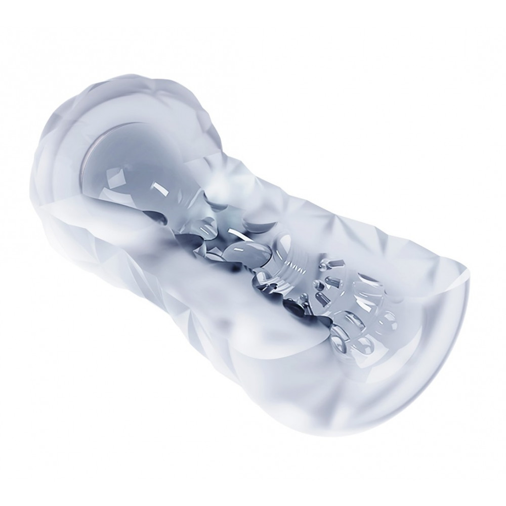 Разное - Мастурбатор с внутренней спиральной структурой и стимулирующим шариком Pretty Love - Transparent masturbator Pink, BM-009229N-1 3