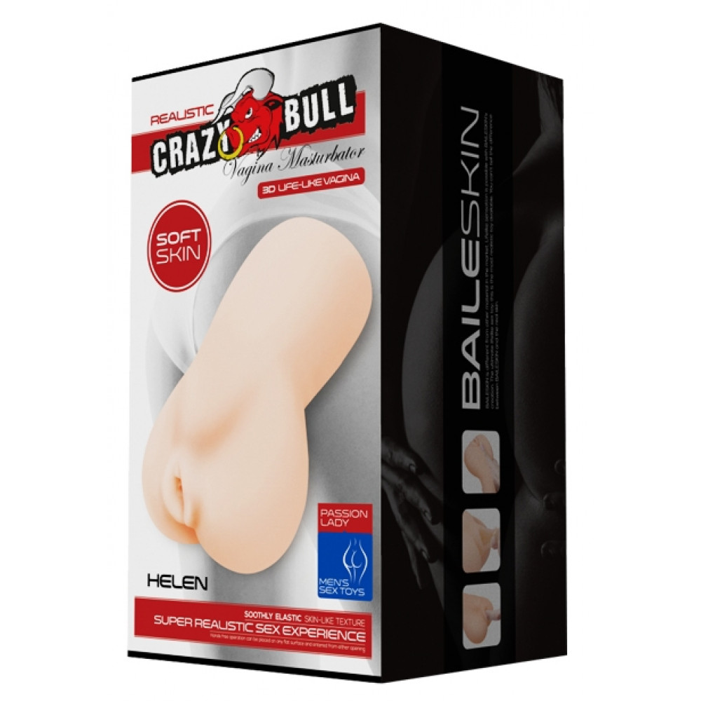 Різне - Мастурбатор-вагіна Crazy Bull - Helen Realistic Vagina Vibration, BM-009147Z 9