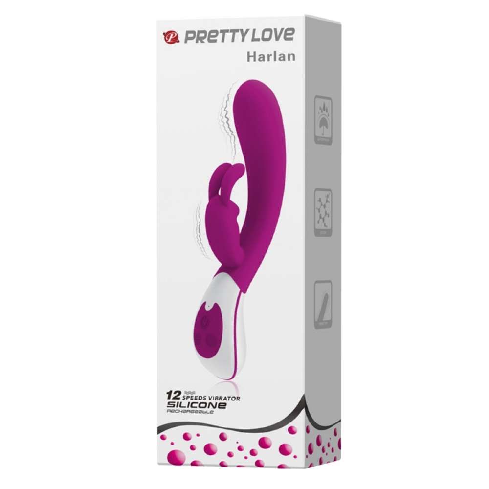 Різне - Перезаряджаючий вібратор PRETTY LOVE - Harlan, BI-014232-1 9