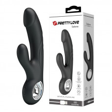 Вібратор, що перезаряджається з кліторальним стимулятором PRETTY LOVE 