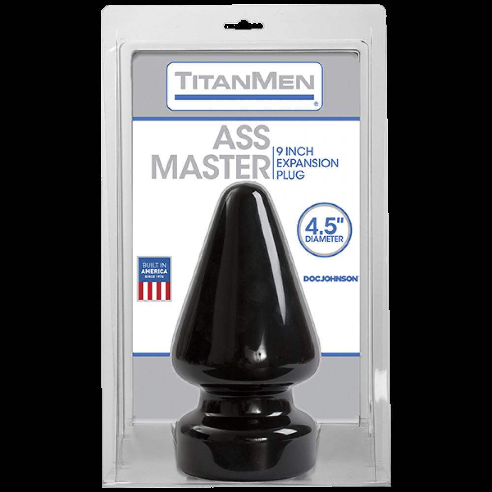 Анальные игрушки - Пробка для фистинга Doc Johnson Titanmen Tools - Butt Plug - 4.5 Inch Ass Master, диаметр 11,7см 1