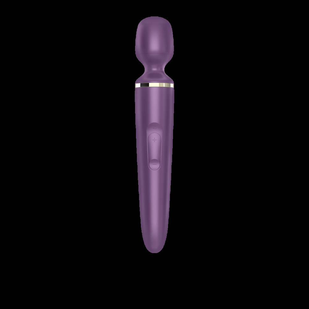Вибромассажеры - Вибромассажер Satisfyer Wand-er Woman (Purple/Gold) водонепроницаемый, мощный, размер XXL 1