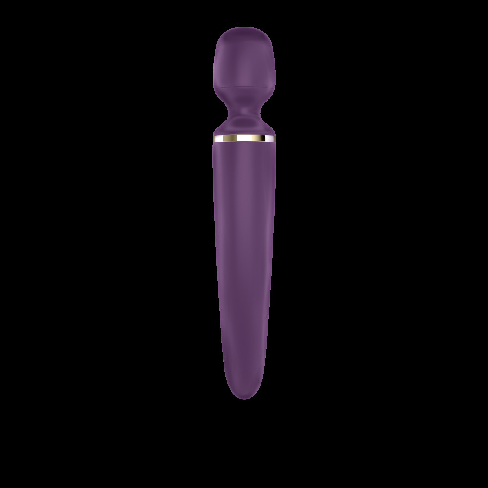 Вибромассажеры - Вибромассажер Satisfyer Wand-er Woman (Purple/Gold) водонепроницаемый, мощный, размер XXL 2