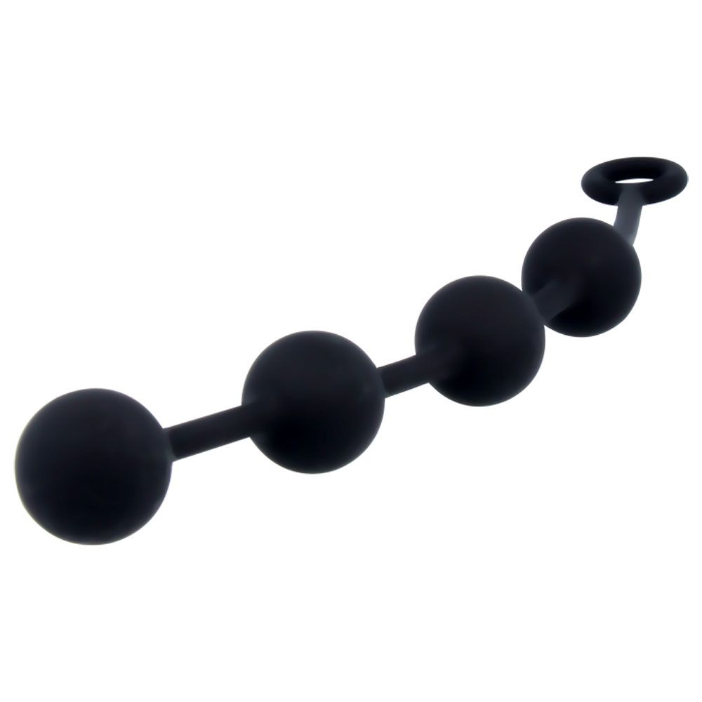 Анальные бусы и цепочки - Анальные шарики Nexus Excite Large Anal Beads, силикон, макс. диаметр 3 см
