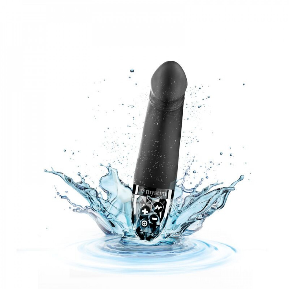 Різне - Вібратор з електростимуляцією Mystim Real Deal Neil Black Edition 6