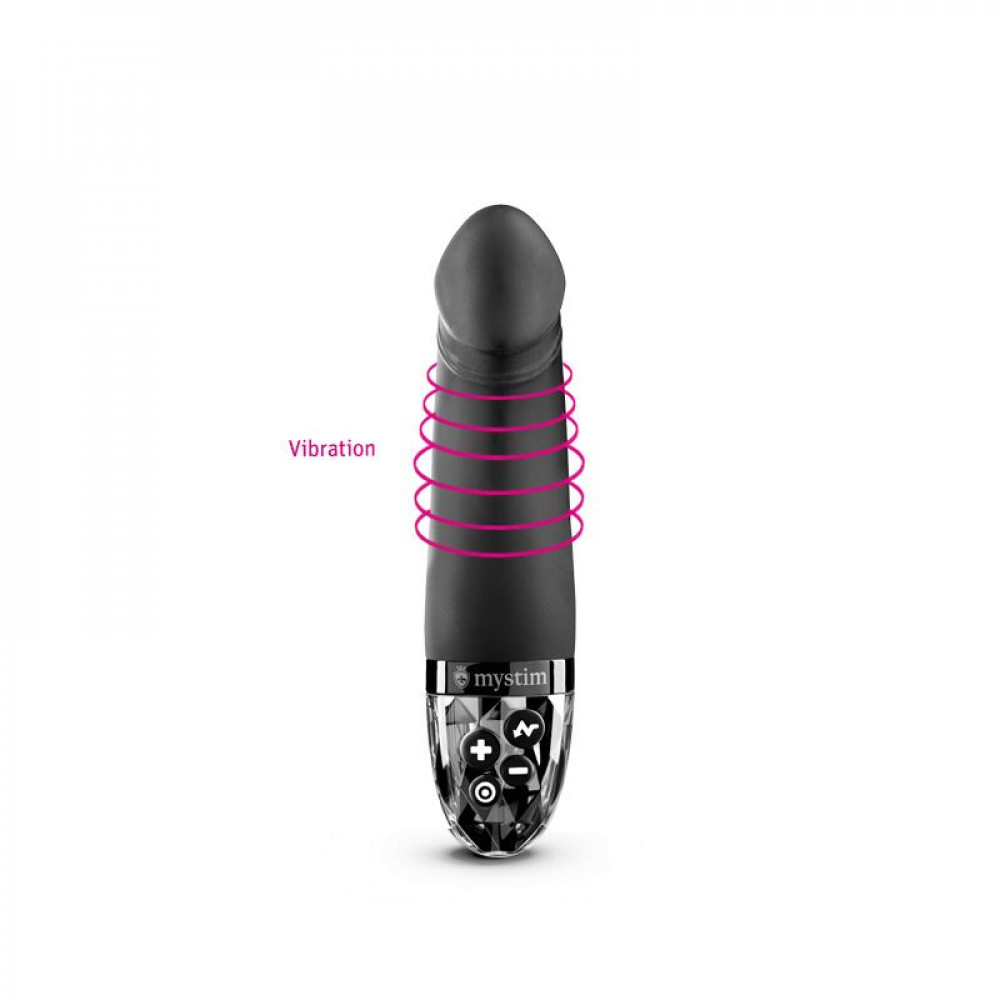 Різне - Вібратор з електростимуляцією Mystim Real Deal Neil Black Edition 5