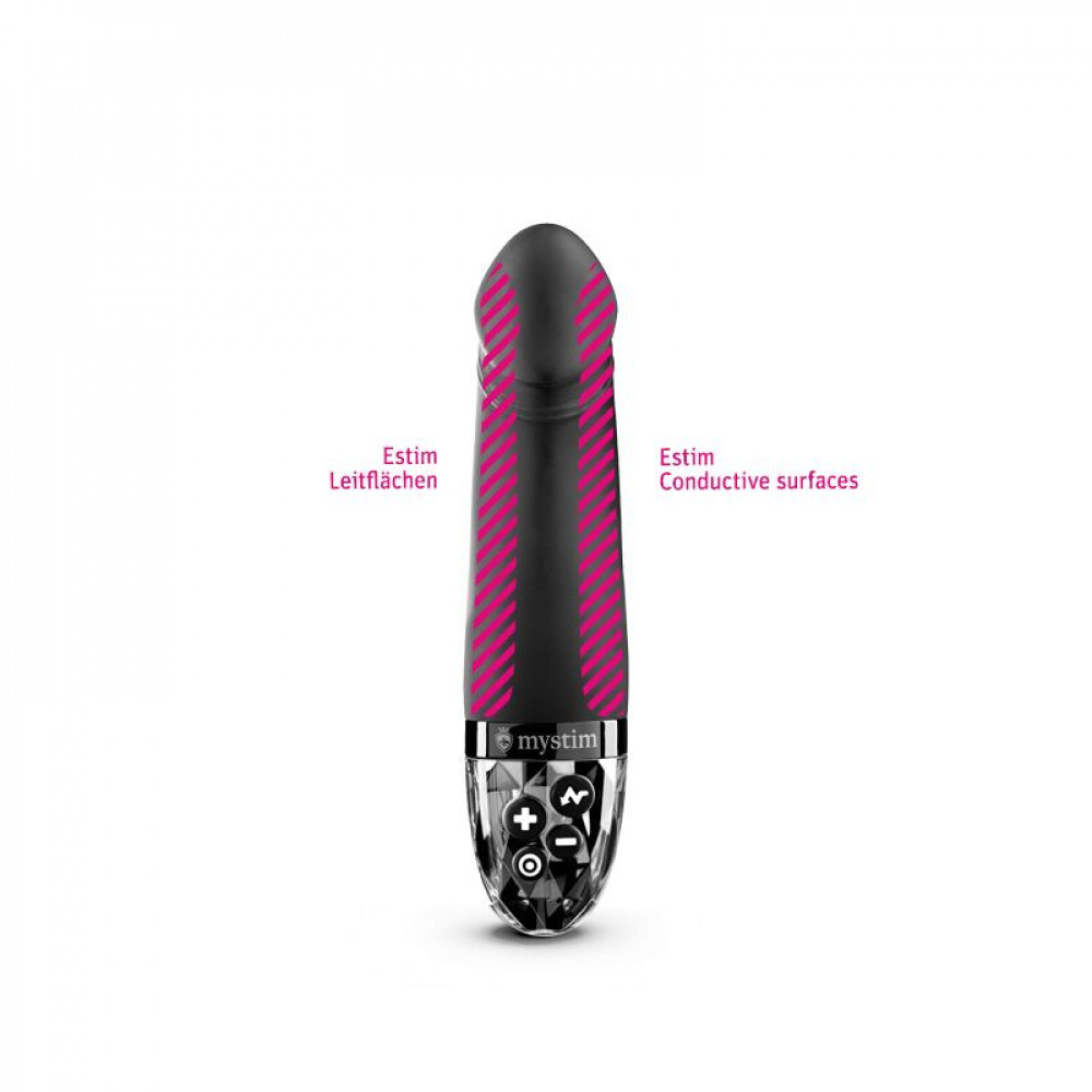 Різне - Вібратор з електростимуляцією Mystim Real Deal Neil Black Edition 3