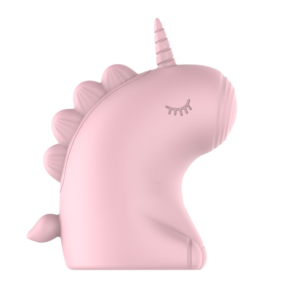 Різне - Стимулятор клітора з пульсацією UNIVIBE Єдиноріг, 5 режимів, рожевий 9