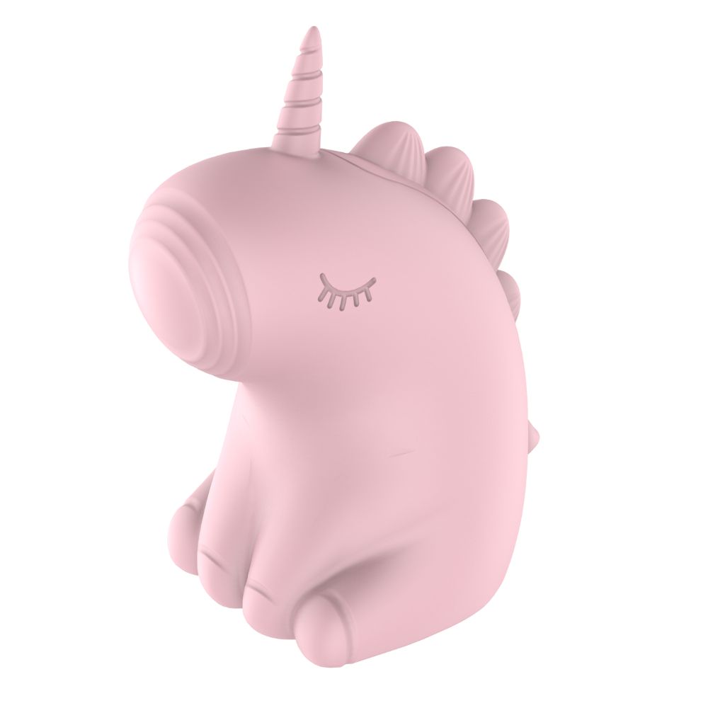 Різне - Стимулятор клітора з пульсацією UNIVIBE Єдиноріг, 5 режимів, рожевий 3