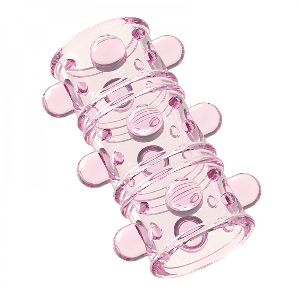 - Стимулююча насадка Meleon - Beaded Rings (Assorted Colors), PS-35 3