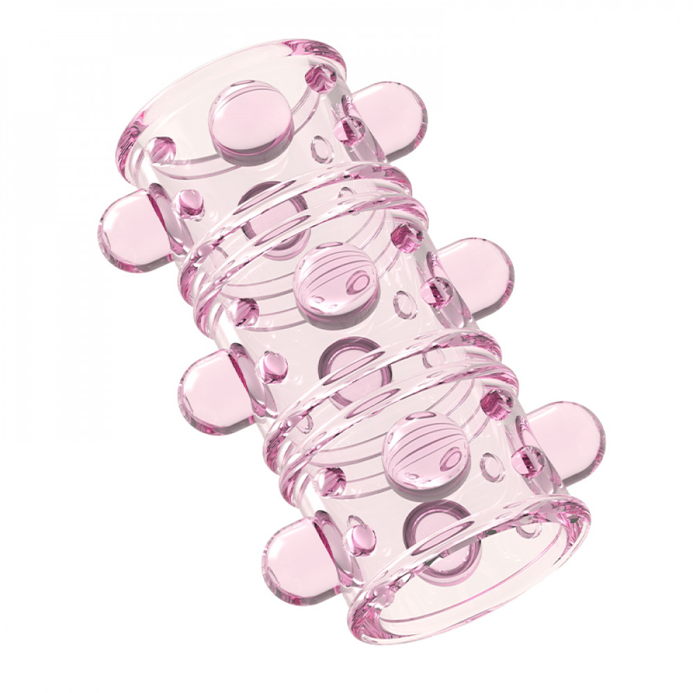 - Стимулююча насадка Meleon - Beaded Rings (Assorted Colors), PS-35 1