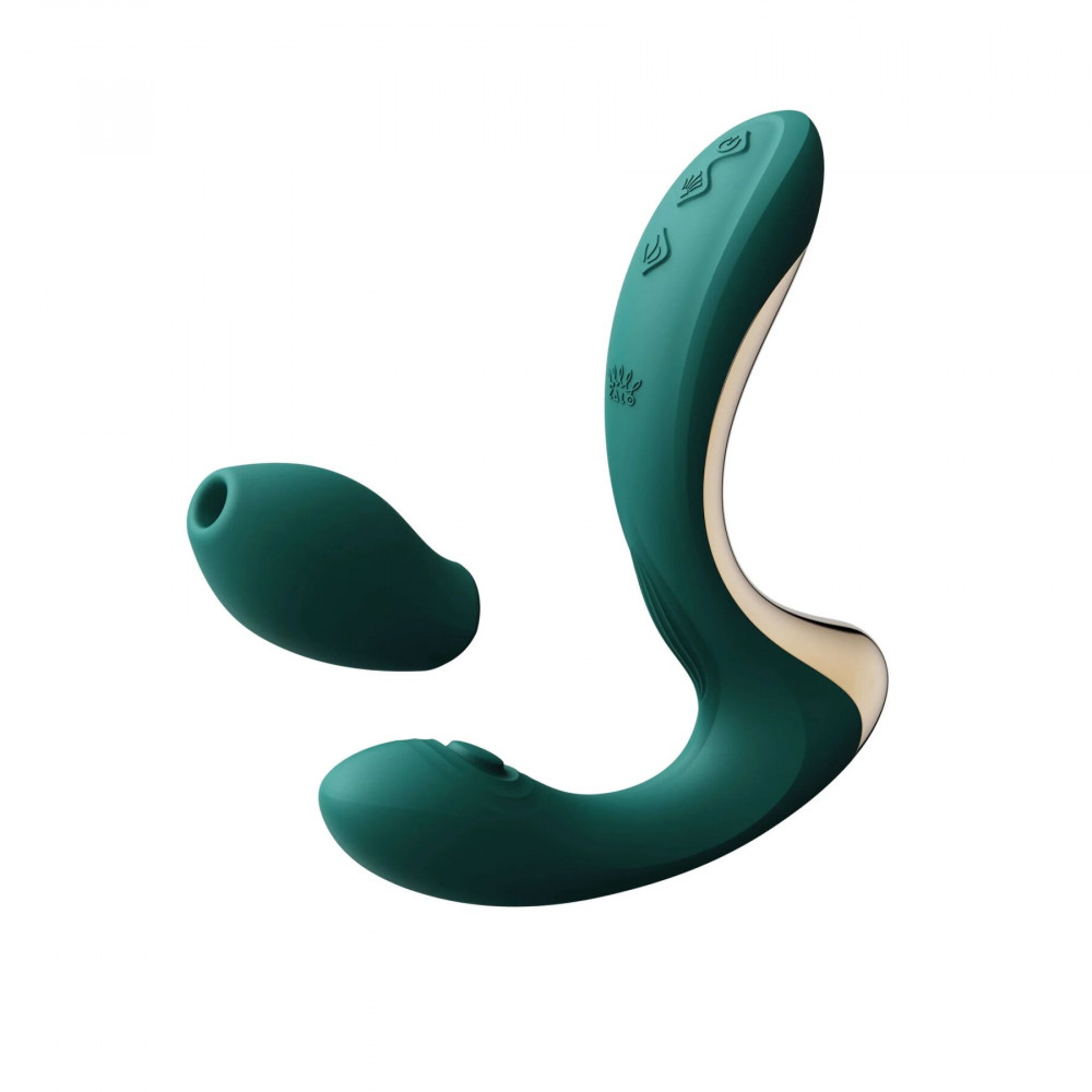 Стимулятор точки G - Вибратор Zalo – Talis G-Spot PulseWave Vibrator Turquoise Green