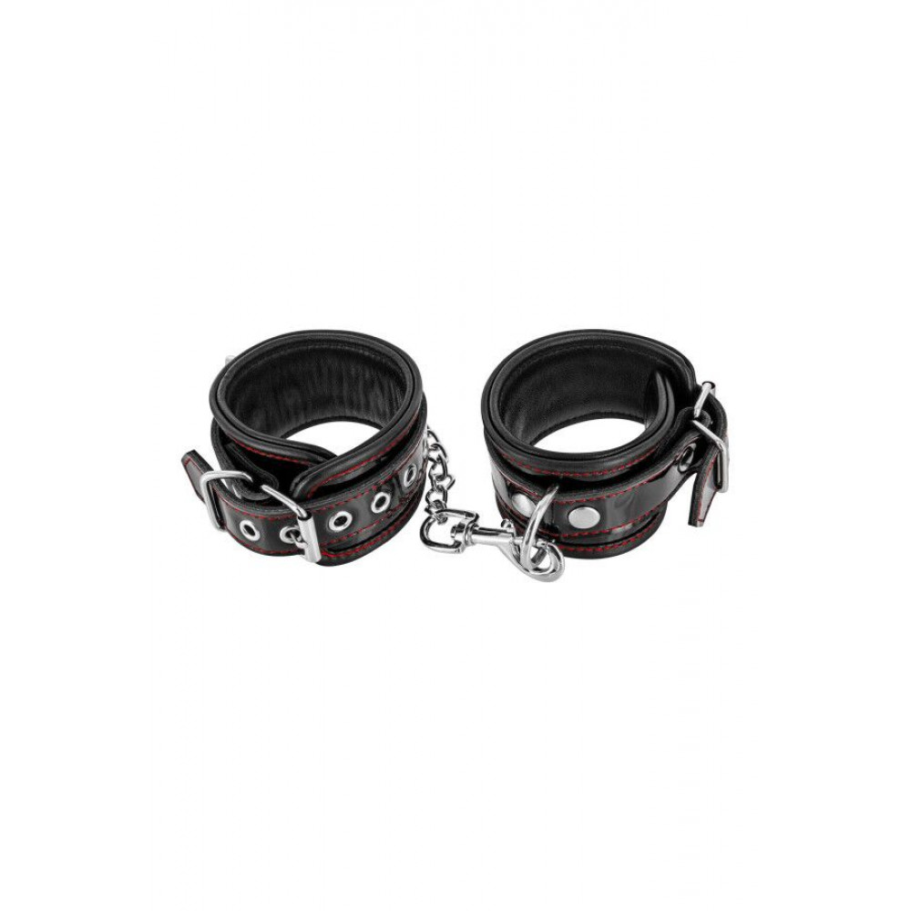 Наручники, веревки, бондажы, поножи - Наручники Fetish Tentation Premium Patent leather handcuffs