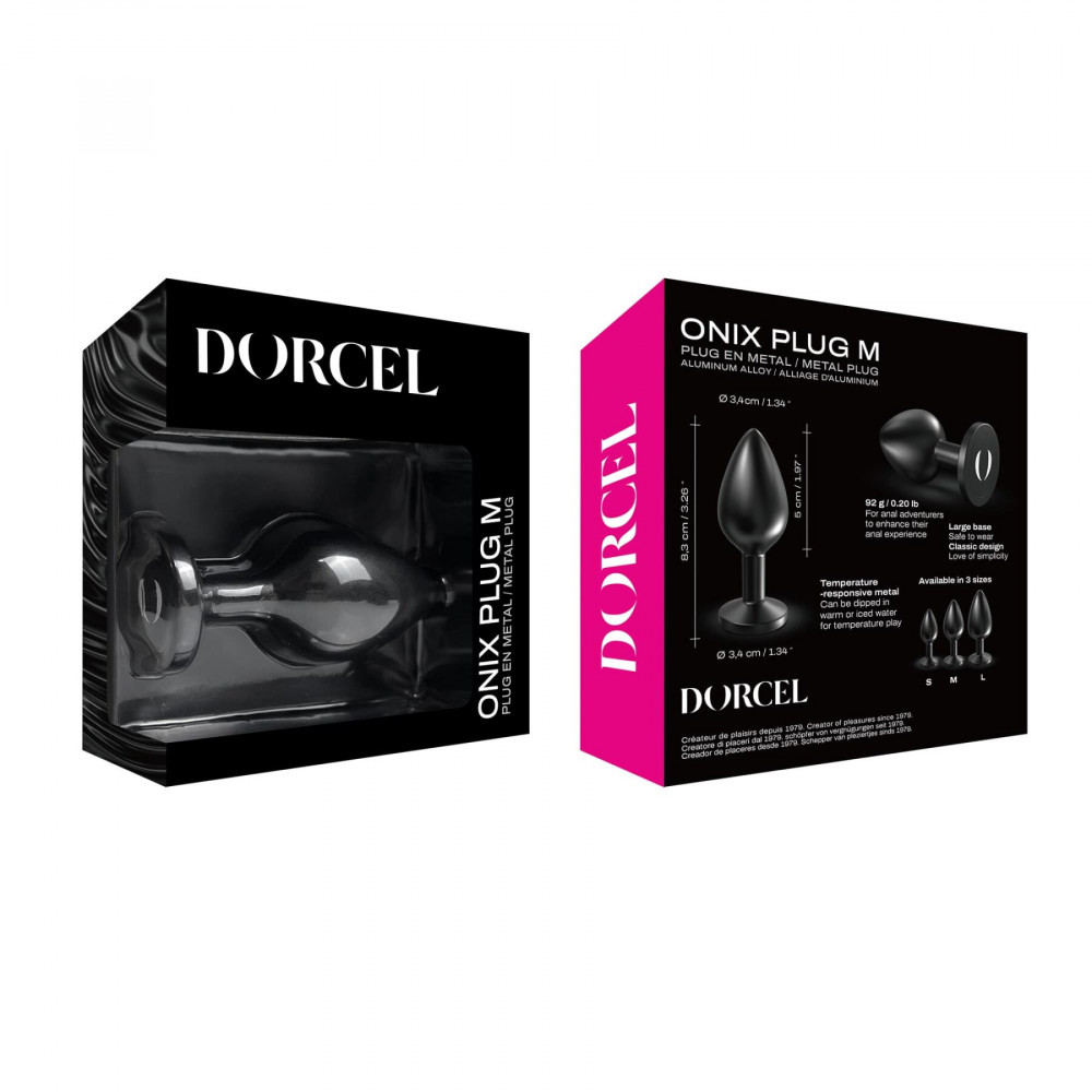 Анальная пробка - Анальная пробка Dorcel ONIX PLUG M 4