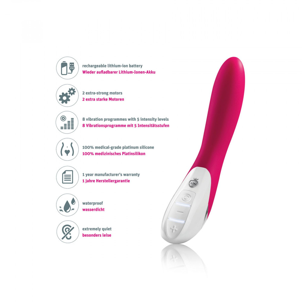 Классический вибратор - Вибратор Mystim Elegant Eric Pink 6