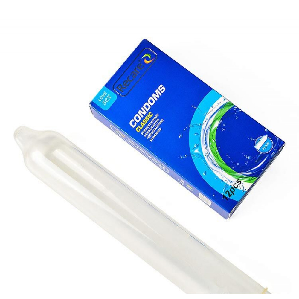 Презервативы - Презервативы Recare Classic Condoms 12 шт, классические 2
