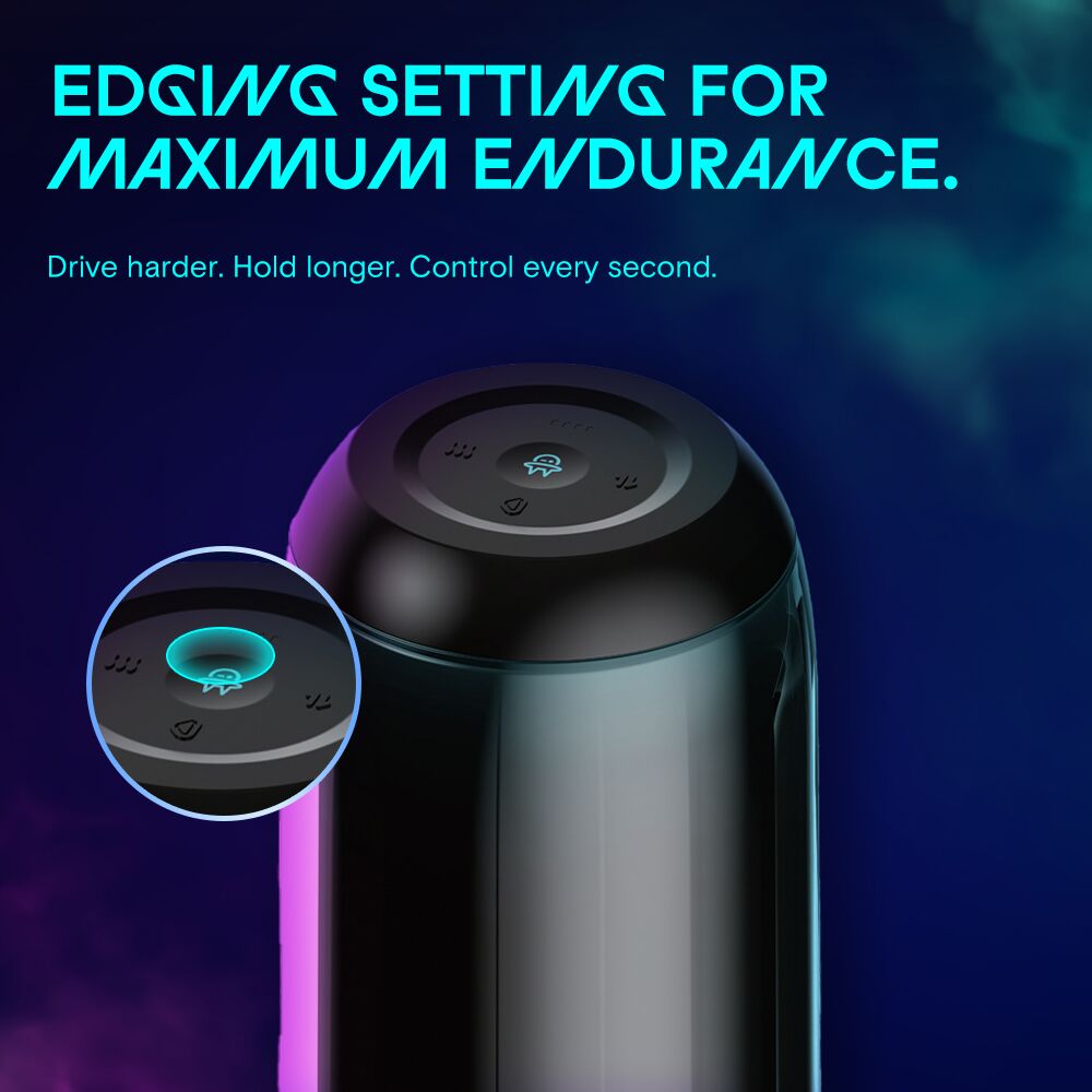 Мастурбаторы с вибрацией - Смарт-мастурбатор Kaotik Labs The Cocoon, режим edging, пульсации, подогрев до 42 °C 6