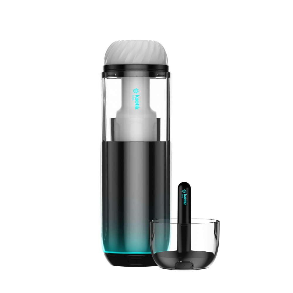 Мастурбаторы с вибрацией - Смарт-мастурбатор Kaotik Labs The Cocoon, режим edging, пульсации, подогрев до 42 °C 17