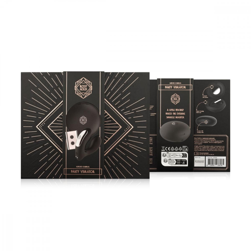 Вібропулі та міні-вібратори - Вібратор у трусики Rosy Gold - Remote Control Panty Vibrator 12