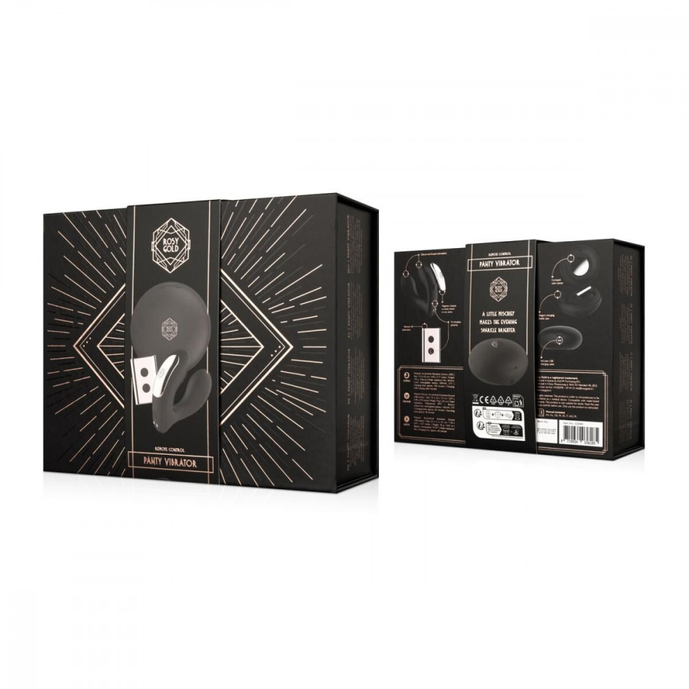 Вібропулі та міні-вібратори - Вібратор у трусики Rosy Gold - Remote Control Panty Vibrator 11