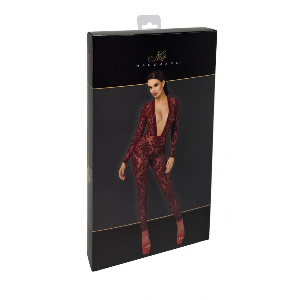 Бодістокінг - Бодістокінг Noir Handmade F382 Kink Royal Catsuit S 7