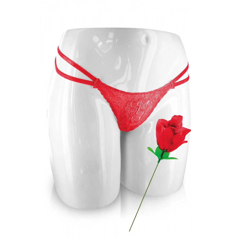 Секс приколы - Кружевные трусики в виде розы Fun Novelties Rose You Red