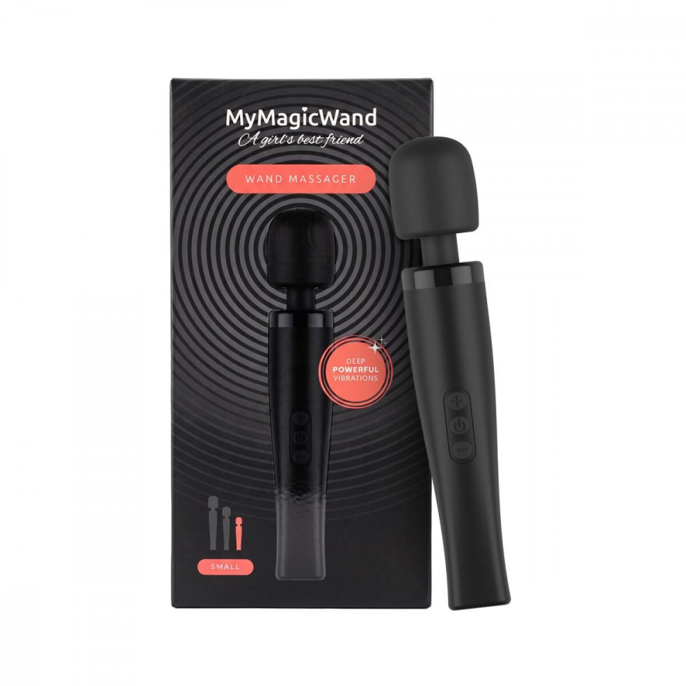 Для LGBTQ+ - Вібромасажер MyMagicWand - Wand Massger Small Black
