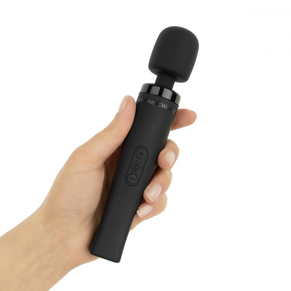 Для LGBTQ+ - Вібромасажер MyMagicWand - Wand Massger Small Black 2