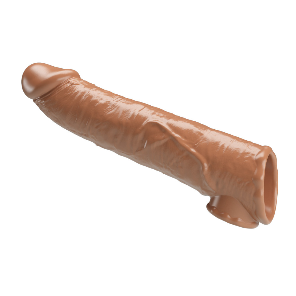  - Подовжуюча насадка Pretty Love - Silas Penis Sleeve Brown, BI-026279-1 4