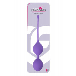 Вагинальные шарики со смещенным центром тяжести Dream toys All Time Favorites фиолетовые