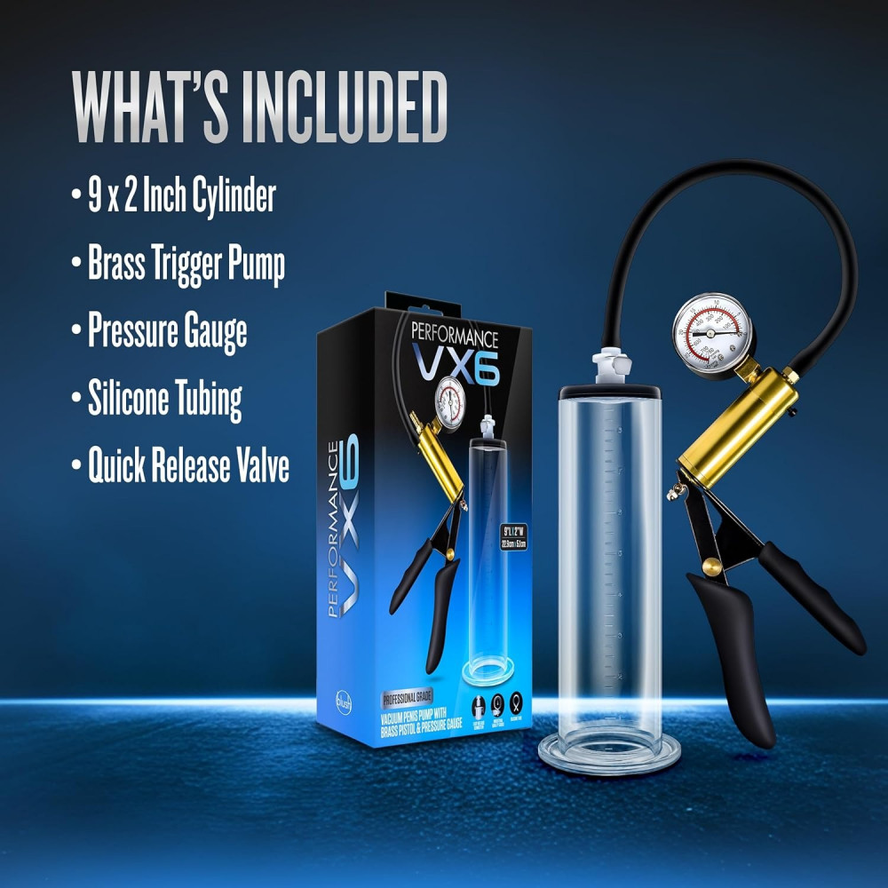 Разное - Вакуумная помпа VX6 VACUUM PENIS PUMP CLEAR 3