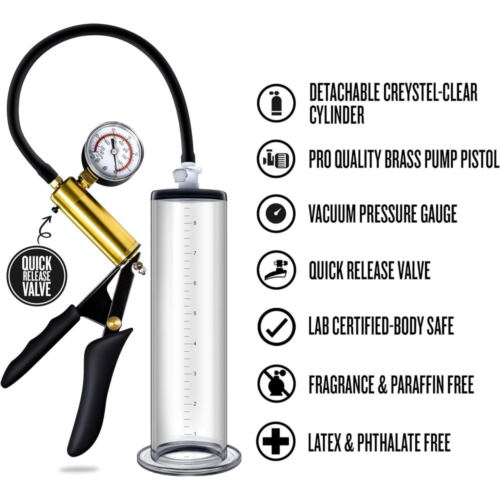 Разное - Вакуумная помпа VX6 VACUUM PENIS PUMP CLEAR 1