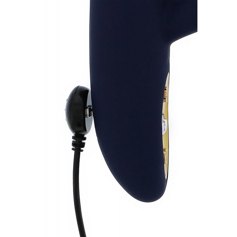  - Вибратор с движущимися шариками Dream Тoys Goddess Collection ATHENA и вращающимся отростком, синий 5