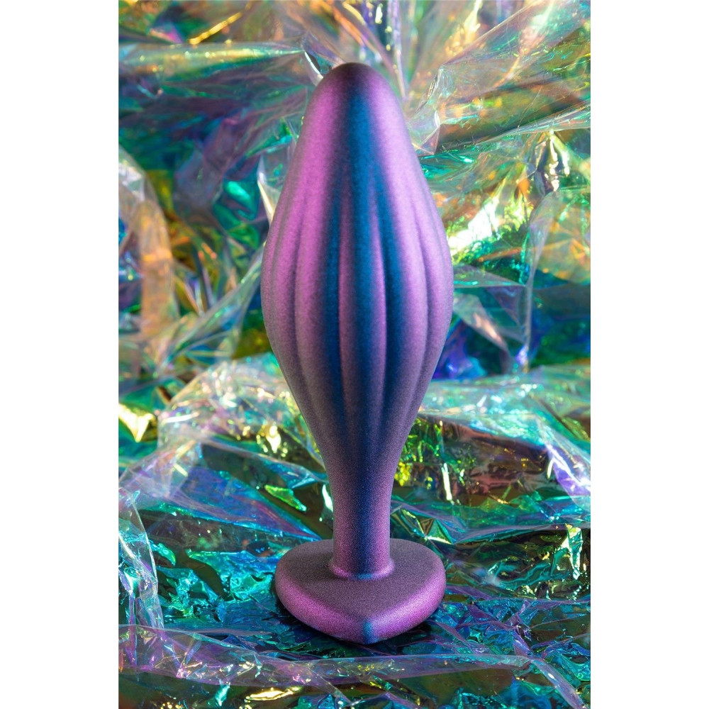 Разное - Волнистая анальная пробка Blush Anal Adventures Matrix со стимулирующим дизайном, фиолетовая 2