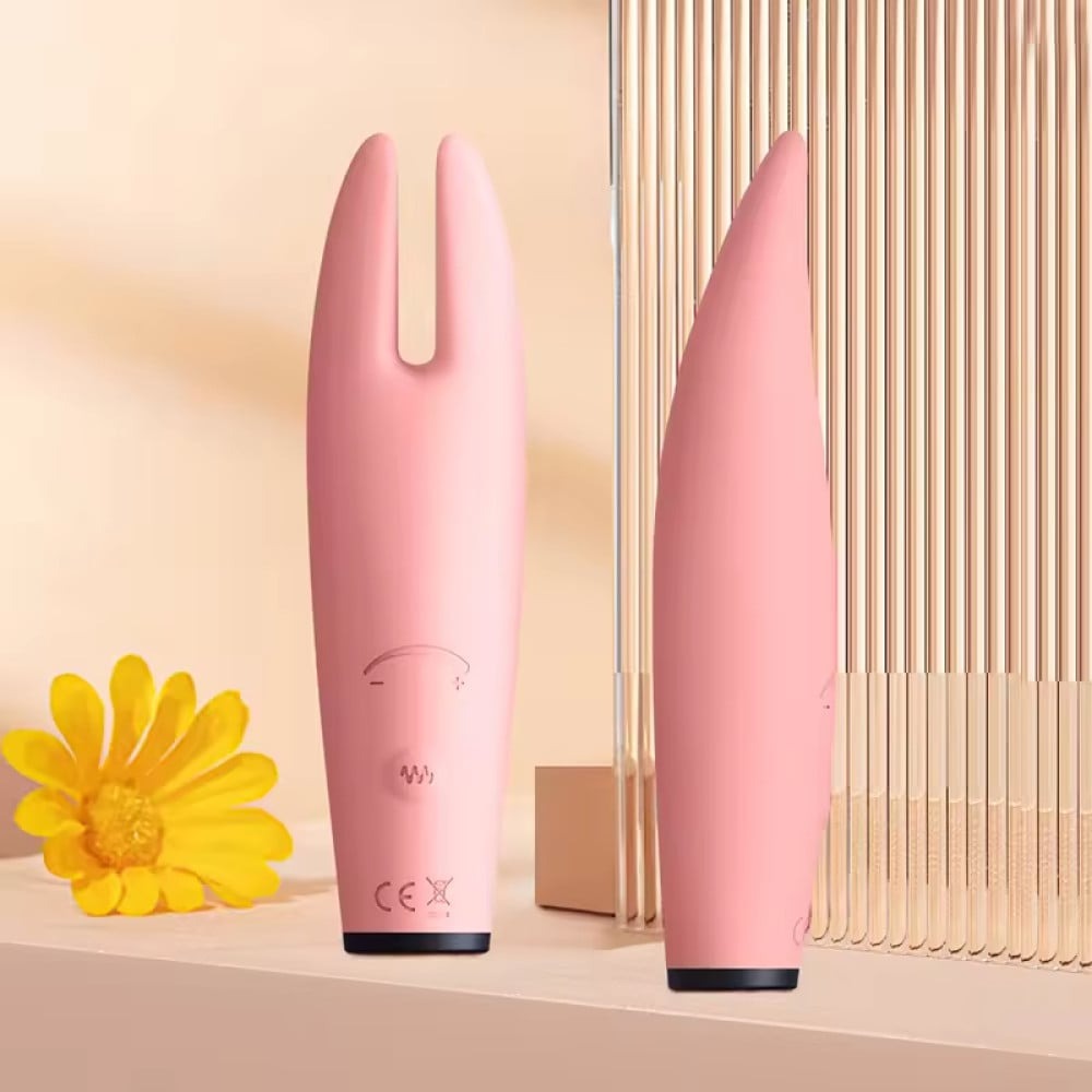 Разное - Вибратор для клитора с раздвоенным кончиком Sweet Em, розовый 3