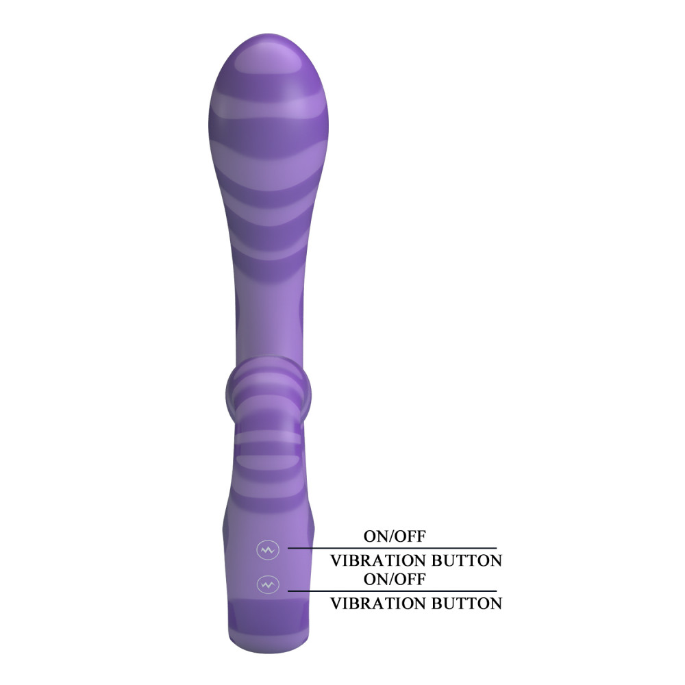 Вибратор-кролик - Вибратор-кролик Pretty Love Sumner Sexual Fantasy, фиолетовый, 19 см х 3.7 см 6