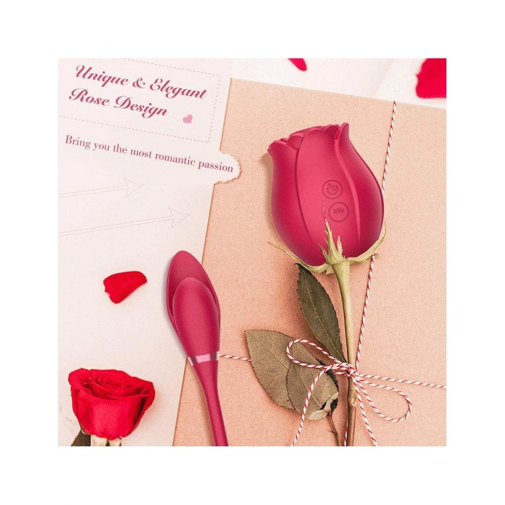 Різне - Подвійний Вібратор Boss Series Miss Coyness ROSE 6