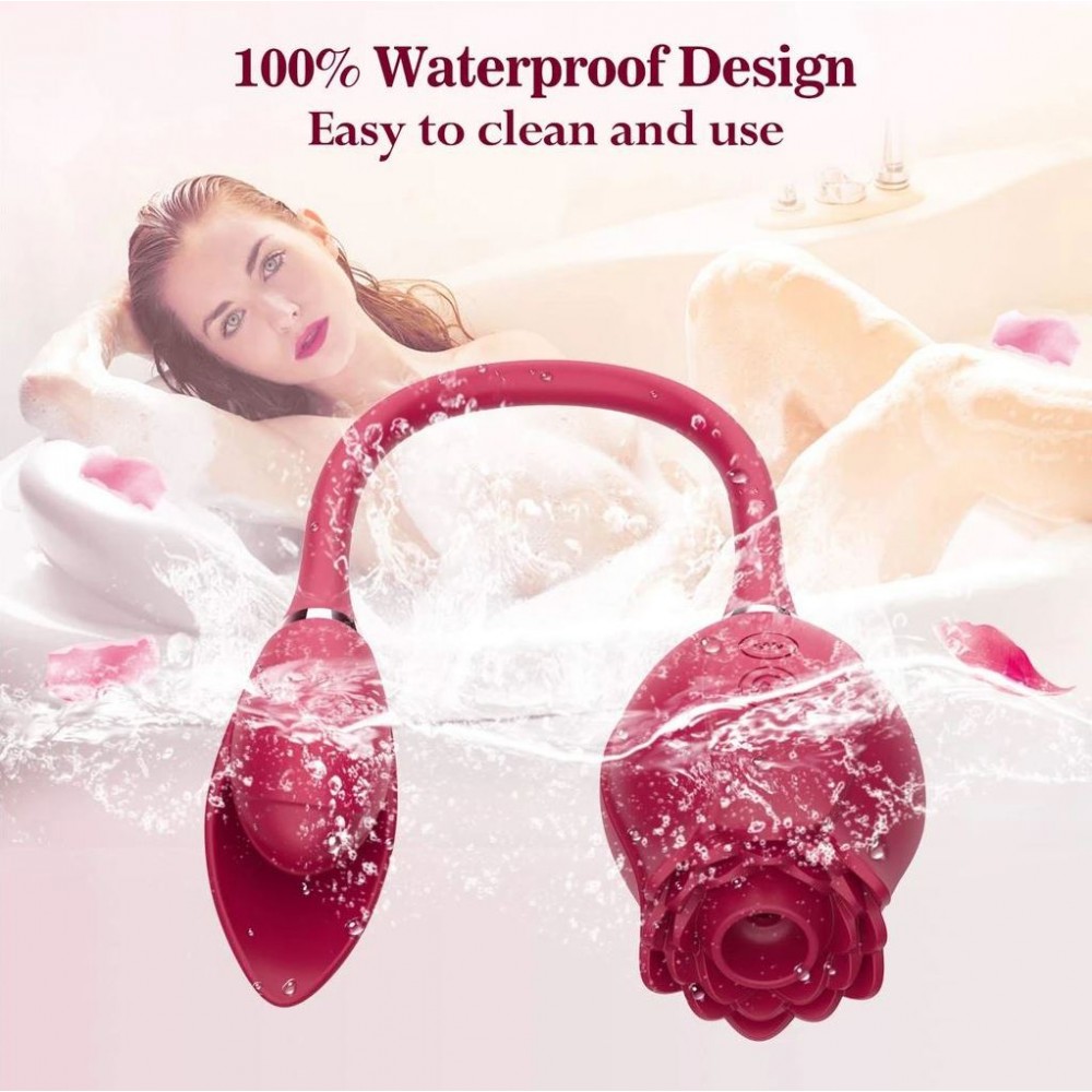 Різне - Подвійний Вібратор Boss Series Miss Coyness ROSE 3